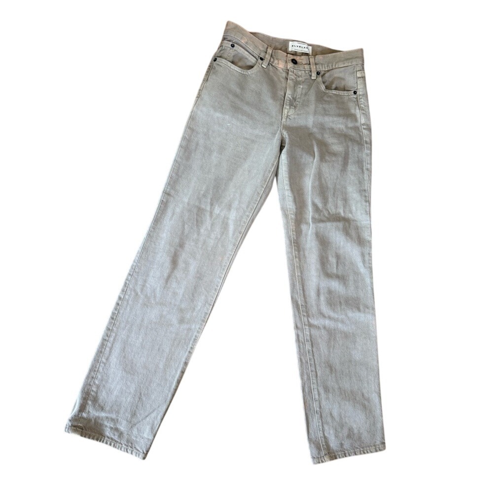 SLVRLAKE Remy high waisted grey/tan denim‎ jeans